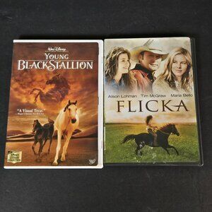 Young Black Stallion & Flicka DVD Set Horse Lovers Family Movies VGUC